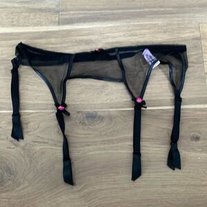 Agent Provocateur rosebud suspenders Size M